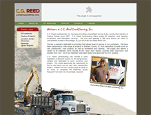 Tablet Screenshot of cgreedlandclearing.com